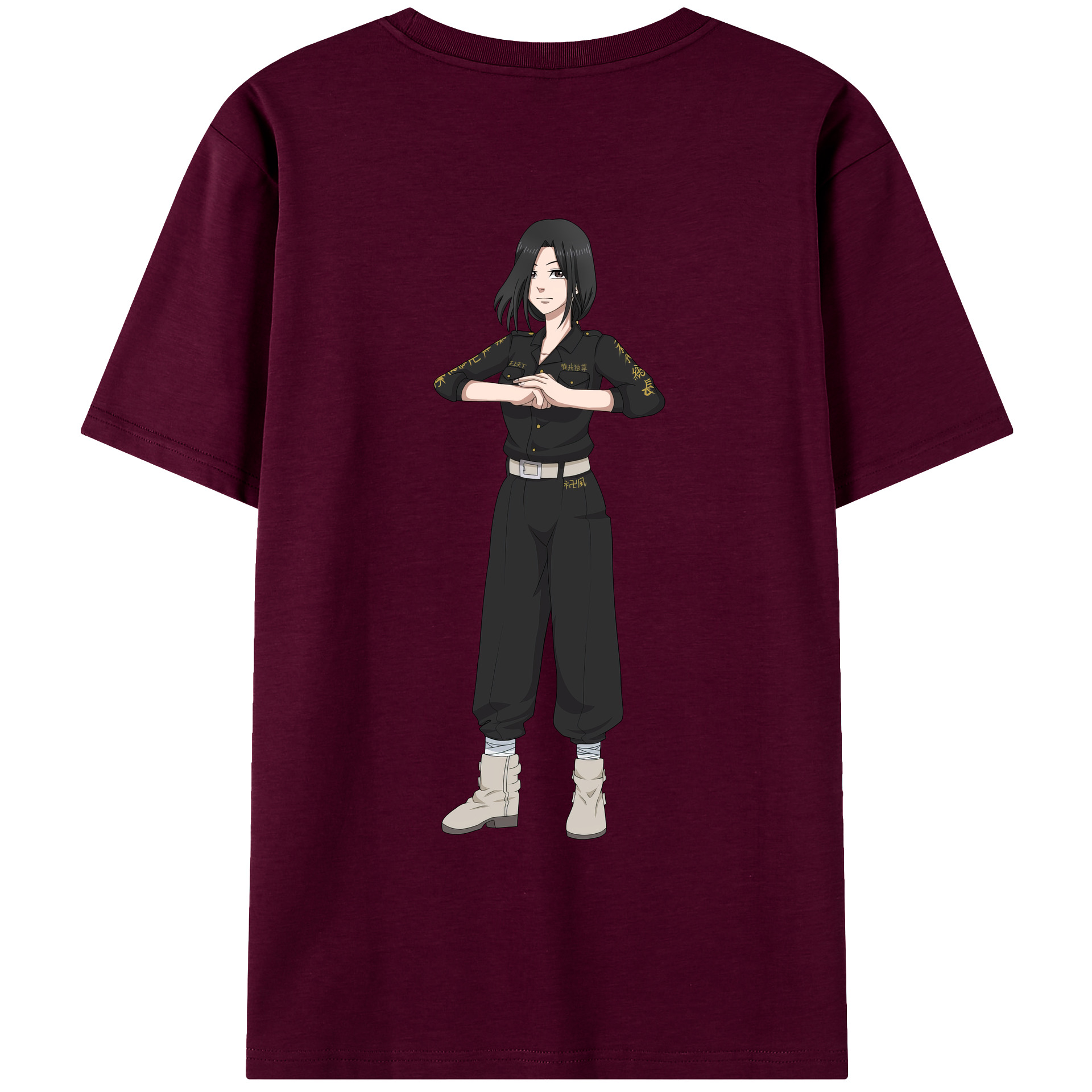 （画像用） 東京リベンジャーズ Tokyo Revengers レディース半袖Tシャツ(バックプリント)
